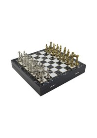 Resim Gifthome Büyük Boy Metal Pegasus Satranç Tk. Parlak Ve Mermer Des 