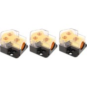 Resim Stellar3 Güç Dağıtım Bloğu Araba Ses Amplifikatörü Ayırıcı 2 Yollu 0/2/4 Ölçü Giriş 4/6/8 Ölçü Çıkış Toprak Dağıtım Bloğu 3 Adet (Yurt Dışından) 