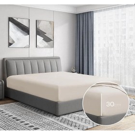 Resim Gercella 150x240 Tek Kişilik Çarşaf Krem 