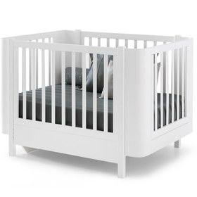 Resim Odin Convertible Crib - Natural Anthracite 