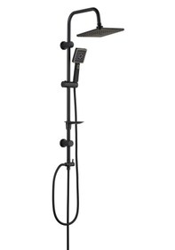 Resim Siyah Kare Robot Set Mat Siyah 