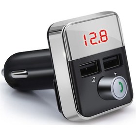 Resim Padalink Bt5.0 Fm Verici Araç Mp3 Çalar - İkili Usb Şarj Cihazı, Ellerden Serbest Arama, Kayıpsız Ses Kalitesi, Gümüş 