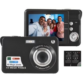 Resim 4k Dijital Kamera Video Kamera Video Kamera 48mp 2.8 İnç Tft Ekran Otomatik Odaklama 16x Dijital Zoom Titreşim Önleyici 