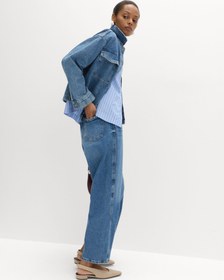Resim Denim Kadın Ceket - Medium İndigo / L 