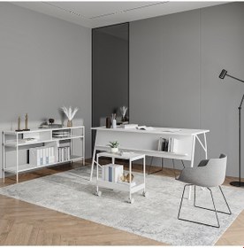 Resim Lagomood Ella Ofis Takımı Beyaz 