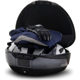 Resim Shad SH48 Siyah+Carbon Canta+Sırt Dayama+Alt Tabla (48 Litre) D0B48306R 