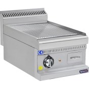 Resim Mayapaz - Set Üstü Elektrikli Izgara Oluklu Pleytli Endüstriyel Elektrikli Pleyt Izgara 