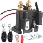 Resim Lumaworld 500a 12v Akü Bağlantı Kesici Anahtarı Kablosuz Uzaktan Kumandalı Relay Kontrol 