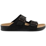 Resim Roy Jones Breezestep Unisex Siyah Çift Toka Günlük Terlik 6500 Siyah 