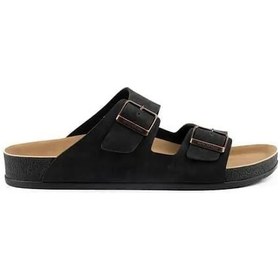 Resim Roy Jones Breezestep Unisex Siyah Çift Toka Günlük Terlik 6500 Siyah 
