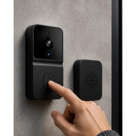 Resim sbodurhome Mobil Kontrollü Wifi Kapı Zili Kameralı Ev Güvenlik Çözümü 