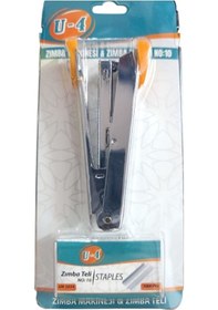 Resim U4 Zımba Makinesi Ve Zımba Teli No:10 2li Set U4-1014-turuncu Çok Renkli 