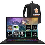 Resim MSI Crosshair A17 HX R7 8840HX 32GB 512GB SSD RTX5070/8GB 115W 17" QHD+ 240Hz W11H Gaming D8WGKG 