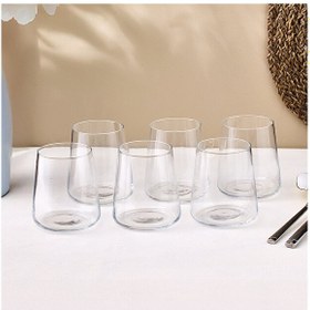 Resim Aryıldız Sando Moreno Dolce Vita Su Bardağı 6 Lı 380 Ml Şeffaf 
