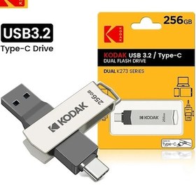 Resim Kodak Usb3.2 Tipi C Flash Sürücü 256gb 128gb 32gb Smartphone Laptop İçin 256gb 