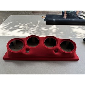 Resim Oduncu Tuning VW Golf 7 Midrange Dönen Pandizot 1.Kalite Elyaflı Kırmızı Renk (4x20cm + 2x10cm) 