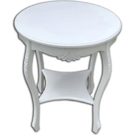 Resim Bengi Ticaret Fiskos 4AYAK El Oyma Model Parlak Ihlamur Ağacı Ayak Parlak Beyaz Mdf Tabla Kutu Sevk El Yapım 