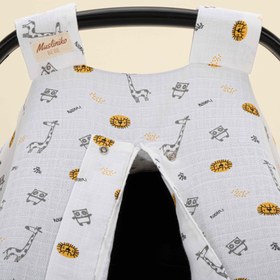 Resim Puset Örtüsü - Tek Taraflı - Zürafa 