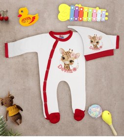 Resim Bitmeyen Kartuş Bk Kids Kişiye Özel Bebek Kıyafeti, Bebek Giyim Hediyesi, Tulum Zıbın Ve Kukuletalı Şapka Seti-5 