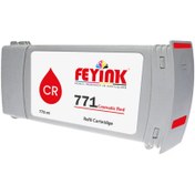 Resim HP ® 771 Cromatic RED (CR) Feyink Muadil Kartuş 775ml Designjet 
