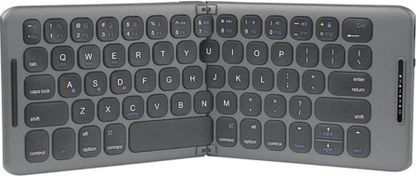 Resim Philips M10 10.1\ Uyumlu Kablosuz Bluetooth Şarj Edilebilir Katlanabilir Taşınabilir Klavye 