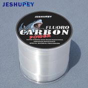 Resim 500M/546YD Ağır Hizmet Tipi Florokarbon Misina - Ultra Güçlü, Yüksek Aşınma Direnci, Buz Balıkçılığı, Sinek Yapımı ve Atış için Şeffaf Karbon Kaplı Naylon Ana Misina - Tatlı Su ve Tuzlu Su Kullanımı için İdeal 