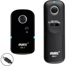 Resim Nikon D3300 D3200 D3100, Coolpix P7700 İçin Ayex Ax-1 Dc2 Kablosuz Kumanda 