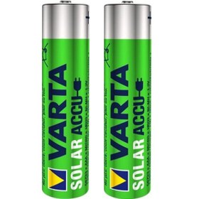 Resim Varta 56733 Solar 550 mAh Blister AAA Ni-MH Şarj Edilebilir İnce Kalem Pil 2'li 