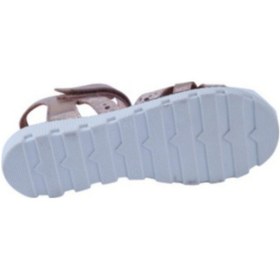 Resim Toddler 0416 Parlak Deri Pudra Kız Sandalet 31-35 Pudra 