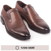 Resim maximoda Hakiki Deri Bagcıksız Ortopedik Erkek Klasik Ayakkabı 