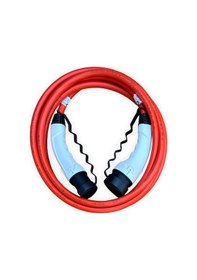 Resim Byco-22t2-tb-4 22kw Destekli 4m Turuncu Elektrikli Araç Şarj Kablosu 