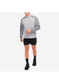 Resim Nike Trail Polartec 1/4-zip Fleece Running Long-sleeve Erkek Sweatshırt-sportxoutlet Gri 