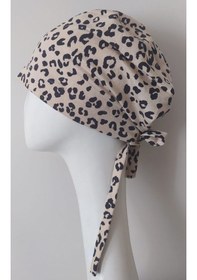 Resim Gürcan Penye Bone Leopar Desen 