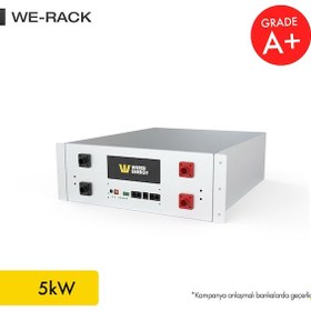 Resim Werer Energy 48V 100Ah - 5kW LiFePO4 Rack Series Bluetooth'lu Lityum Demir Fosfat Akü 
