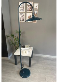 Resim Risso Lambader Deniz Yeşili Modern Dekoratif Metal Oturma Odası Çalışma Odası Yeşil 