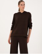 Resim Pierre Cardin Kadın Kahverengi Sweatshirt 50314972-vr029 Kahverengi 