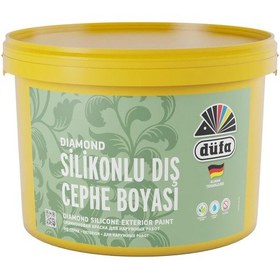 Resim Düfa Diamond Silikonlu Dış Cephe Boyası Beyaz 10 Kg 