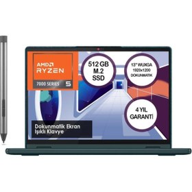 Resim LENOVO Yoga 6 Amd Ryzen™ 5 7530u 8 Gb 512 Gb Ssd 13,3" Wuxga Freedos Ips 83b2009ntx 
