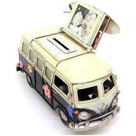 Resim Dekoratif Metal Minibüs Çerçeveli Ve Kumbaralı 1210e-3394ss 1 Adet 