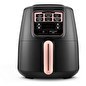 Resim Karaca Air Pro Cook XL 2 in 1 4 L Konuşan Rosegold Airfryer 