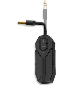 Resim 2'si 1 Arada Aux Araba Bluetooth 5.4 Ses Alıcısı Verici 