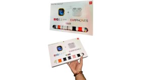 Resim Najmaddin Akıllı Saat Bluetooth Kulaklık Adımsayar Sağlık Takibi Çağrı Cevaplama 