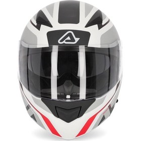 Resim Acerbis Rederwel Motosiklet Kask Gri - Beyaz 
