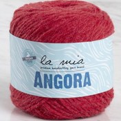 Resim La Mia Angora 50gr Kırmızı El Örgü İpi - L004 - 33799 
