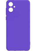 Resim Samsung Galaxy A04e Kamera Korumalı Premier Mat Silikon Mavi Kılıf Gpack