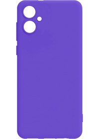 Resim Samsung Galaxy A04e Kamera Korumalı Premier Mat Silikon Mavi Kılıf 