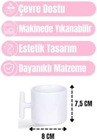 Resim In This Kitchen Baskılı Hediyelik T Kulplu Latte Fincanı Kupa Bardak, QB1L8124 