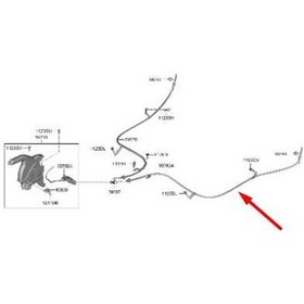 Resim Esse Otomotiv - Elantra 21- Arka Sağ El Fren Teli Kre59770aa300 59770-aa300 