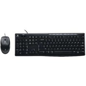Resim Wholesale00 Logitech Mk200 Kablolu Klavye Ve Fare Seti - 8 Kısayol Tuşu - Optik Fare - Dayanıklı Design Diğer 