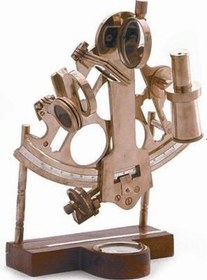 Resim Denizcilik Grubu-marine Pirinç Aksesuar-standlı Sextant-25x22x16 